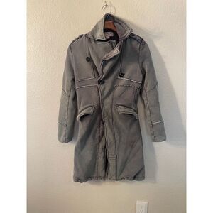 REROCK Nice Two Tone Jacket Trench Like Y2K Inspired Blue And Purple Size Medium